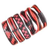 Mix Styles Braided Bracelets Leather Bracelets For Men