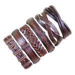Mix Styles Braided Bracelets Leather Bracelets For Men
