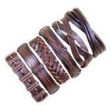 Mix Styles Braided Bracelets Leather Bracelets For Men