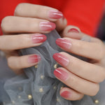 Ombre French Ballerina Fake Nail