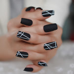 Ombre French Ballerina Fake Nail