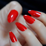 Ombre French Ballerina Fake Nail