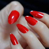 Ombre French Ballerina Fake Nail