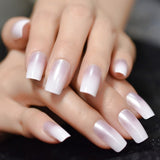 Ombre French Ballerina Fake Nail