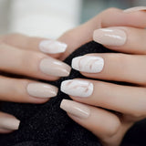 Ombre French Ballerina Fake Nail