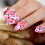 Ombre French Ballerina Fake Nail
