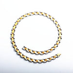 Jewel Men's Jewelry Gold Silver Rose Gold Color Personality Chunky Chain Stainless Steel