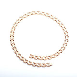 Jewel Men's Jewelry Gold Silver Rose Gold Color Personality Chunky Chain Stainless Steel