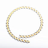Jewel Men's Jewelry Gold Silver Rose Gold Color Personality Chunky Chain Stainless Steel
