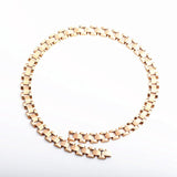 Jewel Men's Jewelry Gold Silver Rose Gold Color Personality Chunky Chain Stainless Steel