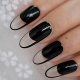 Ombre French Ballerina Fake Nail